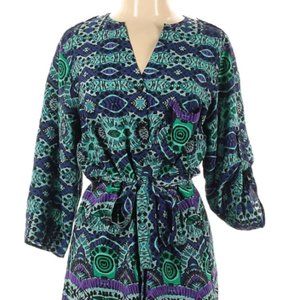 Anthropologie Maeve Ikat Shirt Dress - L